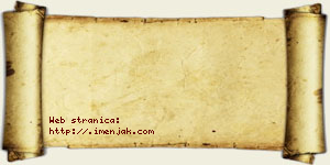 Andjelina Stojiljković vizit kartica